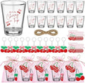 Roshtia 36 Set Cherry Bow Baby Shower Favors for Guests by Roshtia