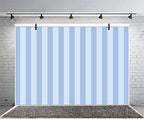 Leyiyi 12x6ft Photography Background Striped Backdrop Happy Birthday Party Vertical Horizontal Stripes Icecream Boy Blog Make Up Vlogger Summer Ocean Water Baby Shower Photo Portrait Vinyl Studio Prop by Leyiyi