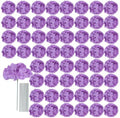 AVIVIHO 65pcs Lavender Fake Flowers Hydrangea Artificial Flowers Bluk (Not Squished, No Steaming Need) Hydrangeas Silk Flowers with Stems for Home Weddings,Table Centerpieces,Party Arch Decorations by Aviviho