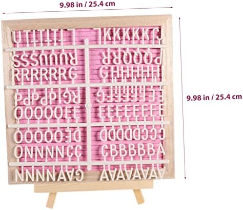 Double Sided Felt Letter Board Set with Wooden Frame and Easel - Image 3
