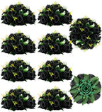 BLOSMON Fake Black Rose Flower Balls for Table Centerpieces Decor, 10 Pcs by Blosmon