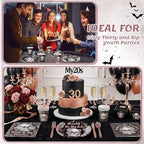 450 Pcs Tableware Set, Serve 50, Rose Gold and Black, Death to My 20S - Image 4
