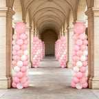 Light Pink Balloons Stand Column Kits 2 Sets Birthday Decorations - Image 2