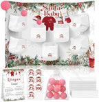 Ctosree 31 Pcs a Santa Baby Is on the Way Diaper Game Set by Ctosree