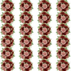 24 Bundles Peonies Artificial Flowers Bulk, Dusty Rose & Terracotta by Nagobi