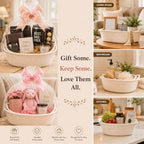 Gift Basket Kit Set of 5, Woven Rope Baskets for DIY Gifts - Image 6