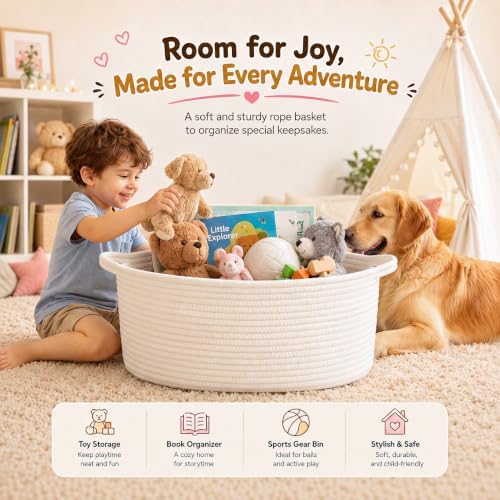 OIAHOMY Large Gift Basket Empty 18.5" x 13.8" x 7.5", Storage Basket with Gift Bag, Ribbon and Glitter Tulle for DIY Anytime, Toy Storage for Kids, Dogs with Handles in A Stylish Design - Pink - Image 6