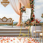 2 Pack 59IN Gold Easel Stand for Sign, 3 Tier Wedding Welcome Sign Holder - Image 6