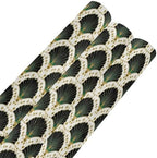 pnyoin Merry Christmas Wrapping Paper Roll,Elegant Fan Art Green Gift Wrap Perfect for Xmas,Birthday,Weddings, Brides, Holidays, Baby Showers，58 x 23 inches,3 Roll - Image 6