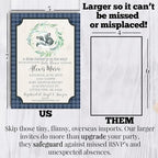 Custom Baby Shower Invites Boy Skunk Baby Shower Invitations 20 5x7 Custom Personalized Skunk Shower Invites With Envelopes - Unique Little Stinker Baby Skunk Theme Shower Cards - Image 7