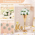 NUPTIO White Flower Centerpieces for Wedding Tables, Artificial Flower Ball - Image 5