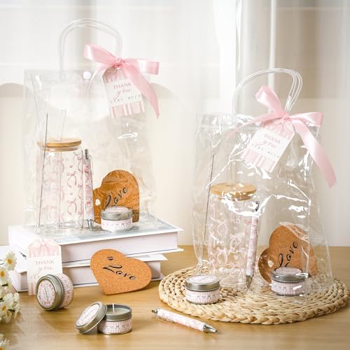 MotiMind 6 Sets Pink Bow Baby Shower Prizes for Winners Guest Game - Image 4