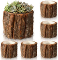 6 Pcs Wooden Vase for Centerpieces Wedding Flower, 3.5 Inch by RimCereal