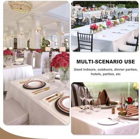 Fitable 6 Pack Nature Tablecloths 70x108 Inch for 6 Foot Rectangle Tables - Image 6