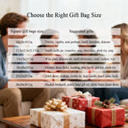 Aosric 12 Pack 12"x12"x12" White Square Gift Bags with Tissue Paper - Image 4