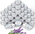MTLEE 50 Pcs Wedding Candles Gift Favors for Guests 1 Oz, Blue Flowers by MTLEE