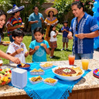 100pcs Blue Cielito Lindo Party Decoration Mexican Paper Food Boat Trays Platos De Barro Mexicanos Disposable Scalloped Mexican Snack Trays For Cinco De Mayo Wedding Baby Shower Party - Image 6