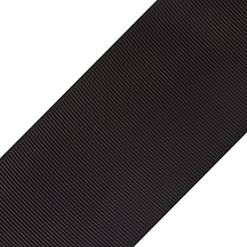 2" X 100 Yards Solid Grosgrain Ribbon for Gift Wrapping Parties, Wedding Decoration, Crafts Sewing (Black) - Image 2