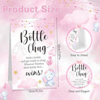 TrelaCo 20 Pcs Bottle Chug Game, Elephant Theme Baby Shower Favors, Pink - Image 2
