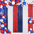 Poise3EHome White Sequin Backdrop Curtain,4 Panels 2FTx8FT Glitter Background for Party Birthday Party Baby Shower Wedding Christmas Thanksgiving Halloween Holiday Festival Decor - Image 3