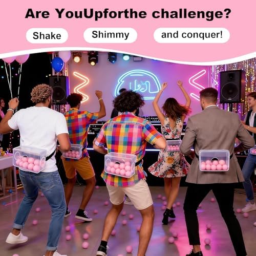 6 Sets Funny Baby Shower & Bridal Shower Games - Hilarious Activities, Perfect Ice Breakers, Ping Pong Twerk Challenge (Pink) - Image 3