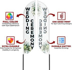 Wedding Ceremony Sign feather flag Pole Kit for Outdoor by Mavis Printing|15 FEET Long Polyester Outdoor Banner Flag Easy Hang|HD Print Swooper Flag Pole Mount to Celebrate Wedding Ceremony - Image 4