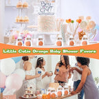 50 Set Little Cutie Baby Shower Soaps Favors 50 Orange Soaps 50 Little Cutie Card 50 White Bags for Wedding Birthday Guest Keepsakes Gender Reveal Decorations Clementine Orange Theme Favors - Image 6