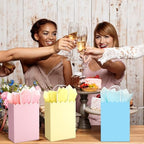 AmazingSpark 50 Pcs Pastel Gift Bags with Handles and Tissue Paper,Classic - Image 4