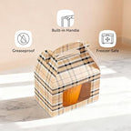 Restaurantware Paper Plaid Gable Box Take Out Container, 100 Pack - Image 4