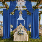 10ftx14ft Royal Blue Backdrop Curtain for Wedding Parties by PartyVillage