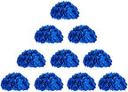 BLOSMON Hydrangea Artificial Flowers Ball Centerpieces Royal Blue Set of 10 by Blosmon
