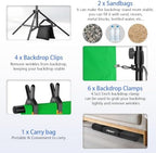 EMART Photo Backdrop Stand, 6.9x10ft Back Drop Stand for Party, Photography - Image 6