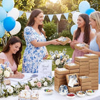 Teenyyou 150 Pack Small Ceramic Bowls Bulk Wedding Favors Blue - Image 5