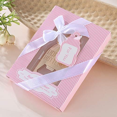 24pcs Poppin Bottle Bottle Opener Baby Shower Favors Gift for Girl with Exquisite Packaging Box,Baby Shower Souvenirs For Guests Girl Baby Shower Party Decor Supplies by WeddParty (Pink A, 24) - Image 6