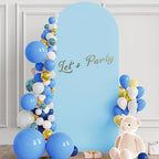 Wokceer 6FT Arch Backdrop Stand and Cover Set, Arch with Dusty Blue Cover - Image 4
