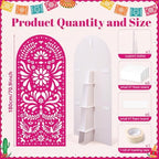 Gerrii 6 ft Cielito Lindo Arch Backdrop, All-in-one Stand up, Rose Red - Image 2