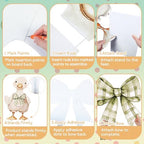 Novabright 2 Pcs Silly Goose Cardboard Cutout Party Decor Baby Shower,Green - Image 4