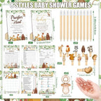 Sherr 424 Pcs Woodland Baby Shower Games Decorations, Set 8, 50 Pacifiers - Image 3