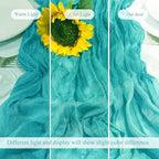 12Pack Teal Green Cheesecloth Table Runner 20x120 inch Gauze Table Runner - Image 6