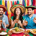 JarThenaAMCS 12 Pcs Cantaritos De Barro Mexicanos Candles Mini Terracotta Clay Pottery Candle Brown White Floral Decorative Mexican Candle for Cinco De Mayo Party Decoration Gifts - Image 7