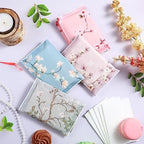 PerKoop 100 Pack Pocket Tissues Travel Slim Packs Small Facial Tissues Wallet Size Toilet Paper for Travel Guest Wedding Supplies, 4 Styles(Colorful Flowers) - Image 4