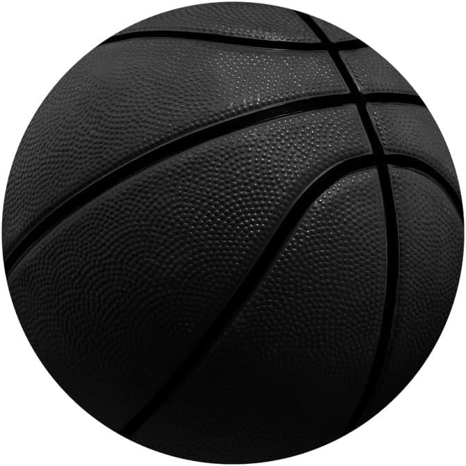 Renaiss 6.5x6.5ft Cool Black Basketball Round Backdrop Cover Basketball Match Sports Meeting Circle Photography Background Basketball Theme Baby Shower Birthday Fans Party Decor Arch Photo Booth Prop - Image 2
