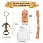 50 Pcs Retro Anchor Bottle Opener Wedding Favors for Guest(Retro Anchor) - Image 2