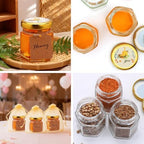 64 Pack 1.5oz Mini Honey Jars with Airtight Gold Lids - Image 6