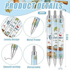 145 Pieces Fishing Baby Shower Favors for Guest A Little Fisherman Is On The Way Ballpoint Pens and Keychains Gifts Bulk Retractable Baby Shower Pens Gender Reveal Greeting Cards Souvenirs Prizes - Image 2