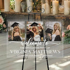 Personalized Clear Graduation Yard Sign with Photo – Custom Acrylic Welcome Sign for High School Senior, College & Kindergarten Graduation Party, Class of 2026 Outdoor Decor - Image 3