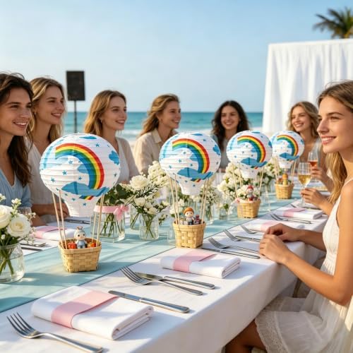 8 Sets Hot Air Balloon Decorations Table Centerpieces - Image 7