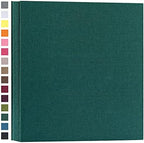 potricher Photo Album 4x6 Photos, 1000 Pockets, Linen Cover, Dark Green by potricher
