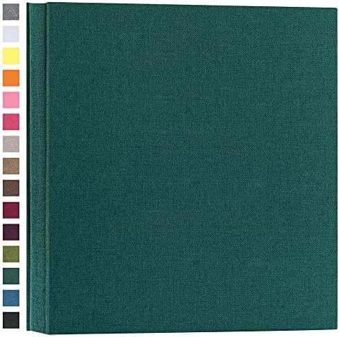 potricher Photo Album 4x6 Photos, 1000 Pockets, Linen Cover, Dark Green by potricher