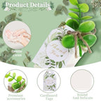 50PCS Handmade Soap Wedding Favor Mini Soap Bars Gifts for Bridal Shower Baby Shower Party Favors for Theme Party Decorations with Mini Dried Flowers Thank You Kraft Paper Packaging Box - Image 3